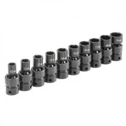 Grey Pneumatic 10 Piece 3/8" Drive Standard Length Universal Set (Metric) 1210UM -Grey Pneumatic Sockets Sales 18250 2 wnkburxne304e2de