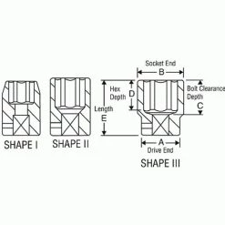 Grey Pneumatic 1/2" x 22mm Drive 6-Point Standard Length Impact Socket (Metric) 2022M -Grey Pneumatic Sockets Sales 20049 2 02spmnheblw0eqxy