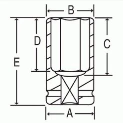 Grey Pneumatic 5 Piece 1/2" Drive Axle Nut Impact Socket Set (Metric) 1705SN -Grey Pneumatic Sockets Sales 20066 3 hrivecatk70mg5cu