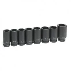 Grey Pneumatic 8 Piece 3/4" Drive 6-Point Deep Length Impact Socket Set (Metric) 8134MD -Grey Pneumatic Sockets Sales 20080 2 tpk3rl4tlrsvd1y4