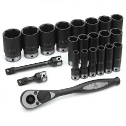 Grey Pneumatic 22 Piece 1/2" Drive 6-Point Deep Length DUO-Socket Set (SAE) 82622D 5 Grey Pneumatic 22 Piece 1/2" Drive 6-Point Deep Length DUO-Socket Set (SAE) 82622D -Grey Pneumatic Sockets Sales 20084 2 fzlizxgcdk93oyr6