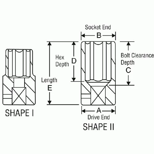 Grey Pneumatic 3/8" Drive x 3/4" Standard Length Impact 1024R 2 Grey Pneumatic 3/8" Drive x 3/4" Standard Length Impact 1024R - Image 2