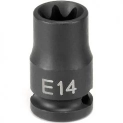 Grey Pneumatic 3/8" Drive x E14 Star Standard Impact Socket 1114ET