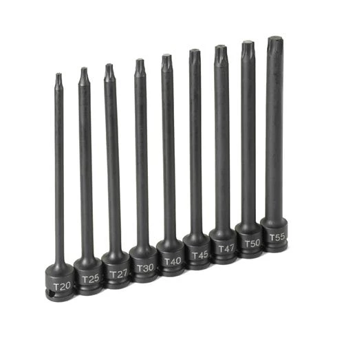 Grey Pneumatic 9 Piece 3/8" Drive Star 6" Length Impact Socket Set 1206T 1 Grey Pneumatic 9 Piece 3/8" Drive Star 6" Length Impact Socket Set 1206T