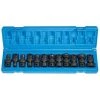 Grey Pneumatic 12 Piece 3/8" Drive 6-Point Standard Length Impact Socket Set (SAE) 1212U