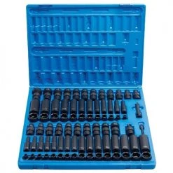 Grey Pneumatic Sockets Sales 5 Grey Pneumatic 81 Piece 3/8" Drive 6-Point Standard & Deep Length Impact Socket Set (SAE & Metric) 1281
