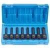 Grey Pneumatic 8 Piece 1/2" Drive Star Standard Length Impact Socket Set 1300T