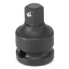 Grey Pneumatic 1/2" Female x 3/8" Male Adapter w/ Friction Ball 2228A