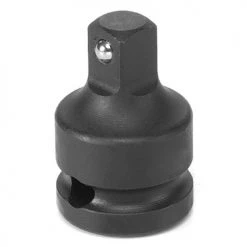 Grey Pneumatic 1/2" Female x 3/8" Male Adapter w/ Friction Ball 2228A