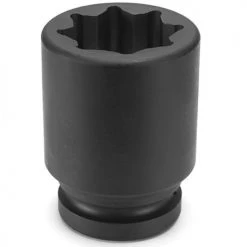 Grey Pneumatic 1" Drive x 1-1/8" Standard Impact Socket - 8 Point 4536S