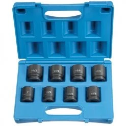 Grey Pneumatic 8 Piece 3/4" Drive 6-Point Standard Length Impact Socket Set (SAE) 8034