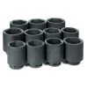 Grey Pneumatic 11 Piece 1" Drive 6-Point Deep Length Impact Socket Set (Metric) 9011MD