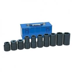 Grey Pneumatic Sockets Sales 14 Grey Pneumatic 10 Piece #5 Spline Drive 6-Point Standard & Deep Length Impact Socket Set (SAE & Metric) 9263
